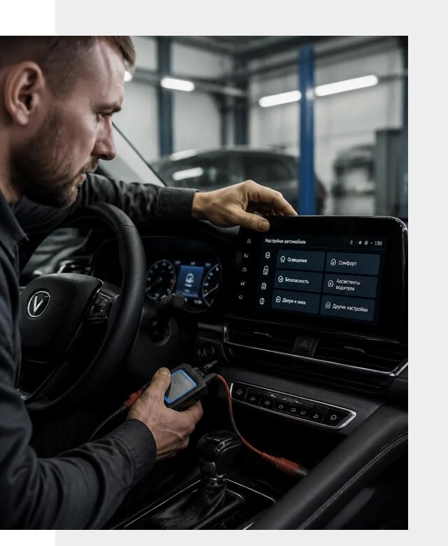 Русификация Changan CS55 и мультимедиа под ключ в Карталах