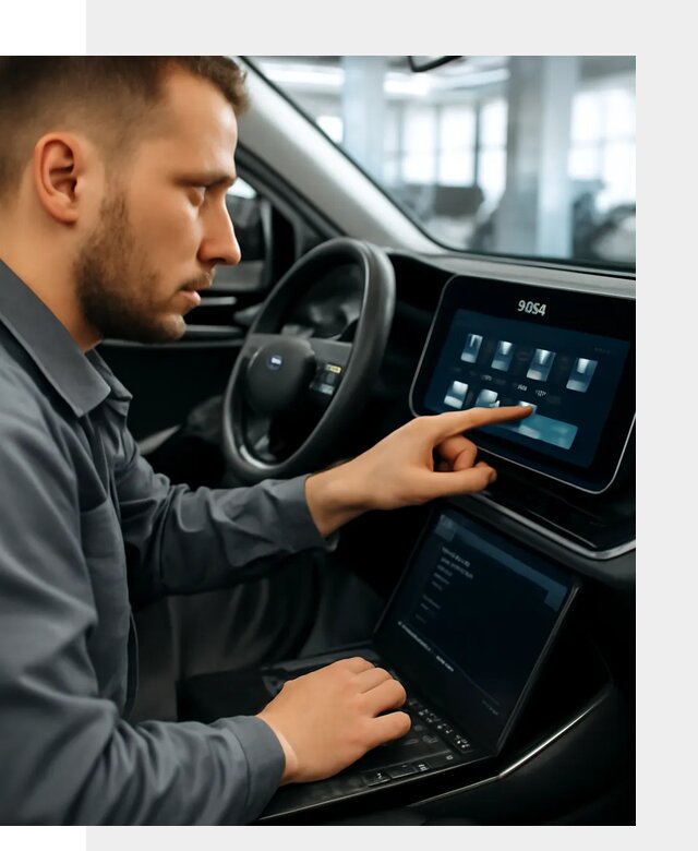 Установка приложений и сервисов Jetour в автомобиле в Карталах