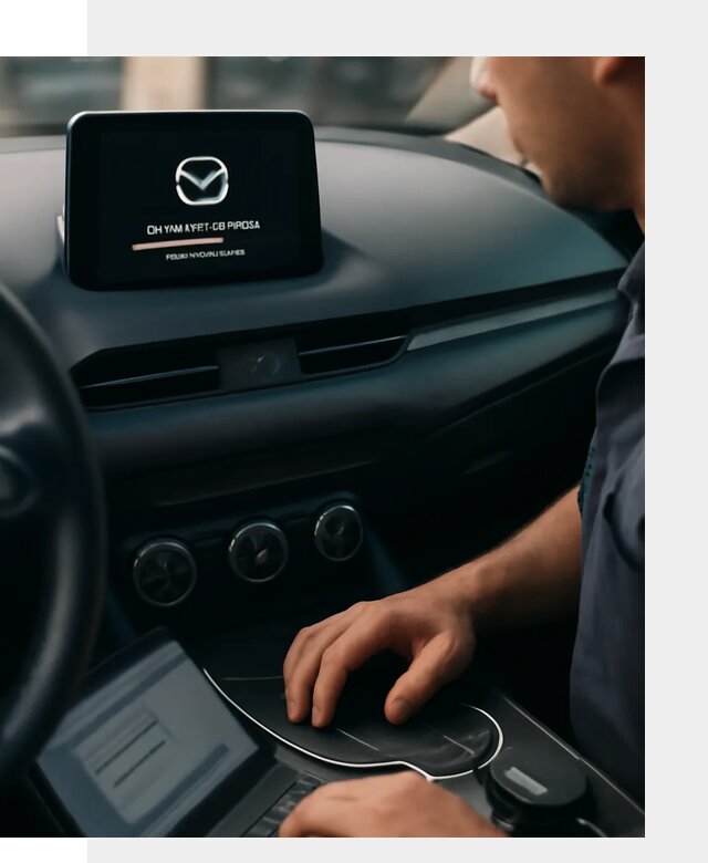 Установка приложений Mazda на мультимедийную систему в Карталах